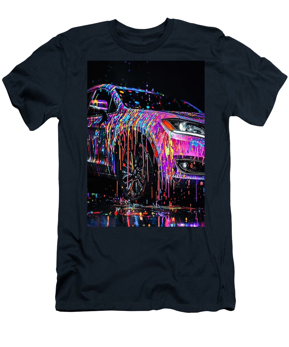 Vibrant Spacious Family Minivan on the Road Merssi Norely T-Shirt