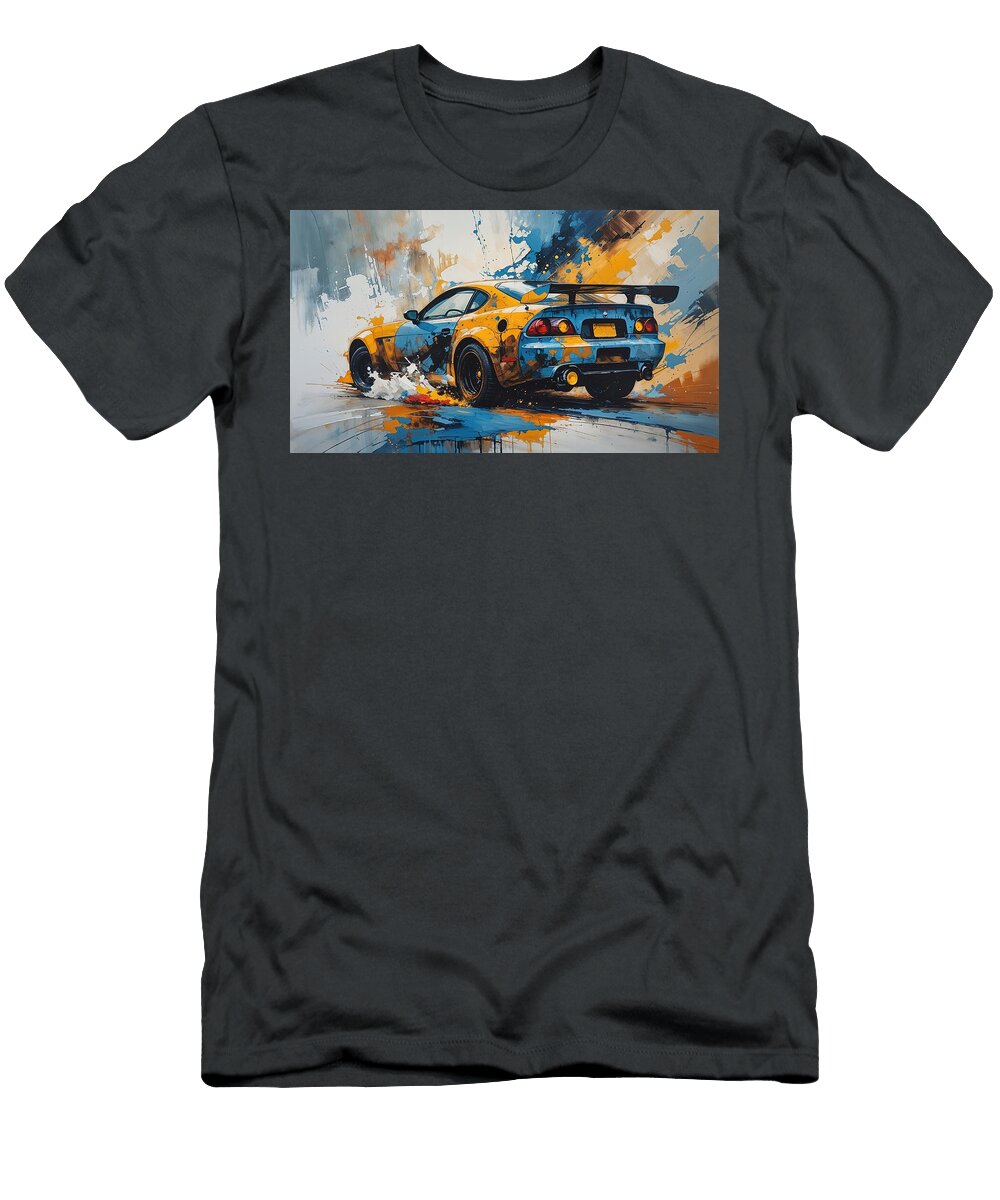 Vibrant Sports Car Drift Gull G T-Shirt