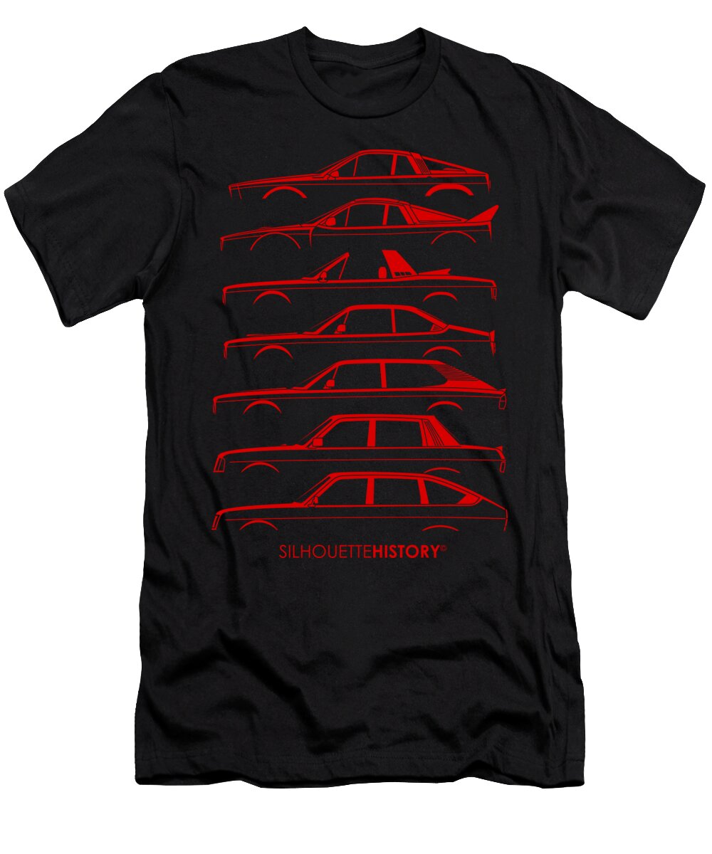 Vincenzo B All Silhouettehistory Gabor Vida T-Shirt