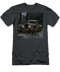 Vine Covered Hotrod on Gravel Bed Yo Pedro T-Shirt