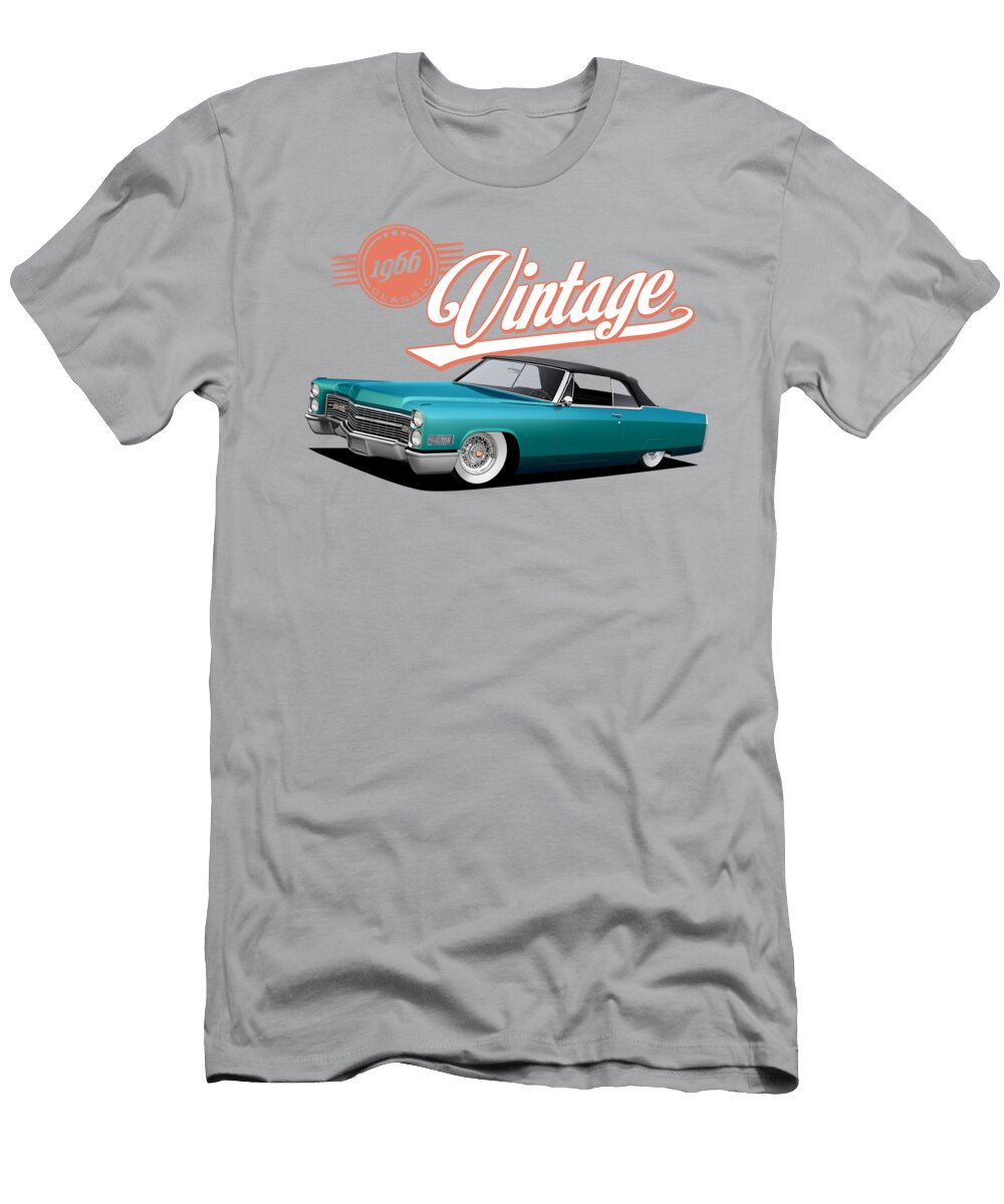 Vintage 1966 Caddy Paul Kuras T-Shirt