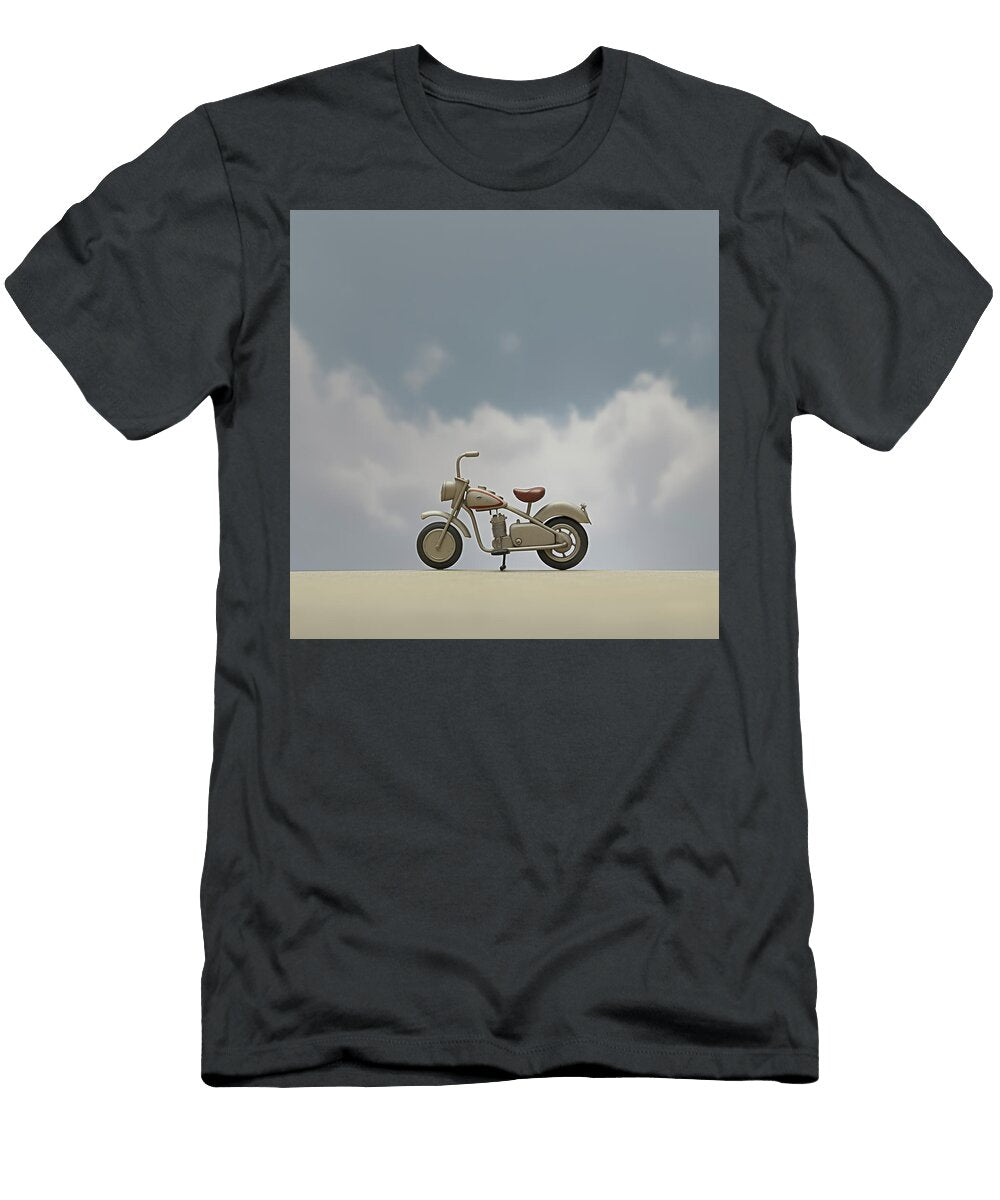 Vintage Atomic Toy Silver and Red Scooter 108 Yo Pedro T-Shirt