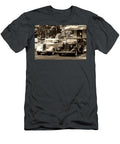 Vintage Automobiles At a Train Station Olivier Le Queinec T-Shirt