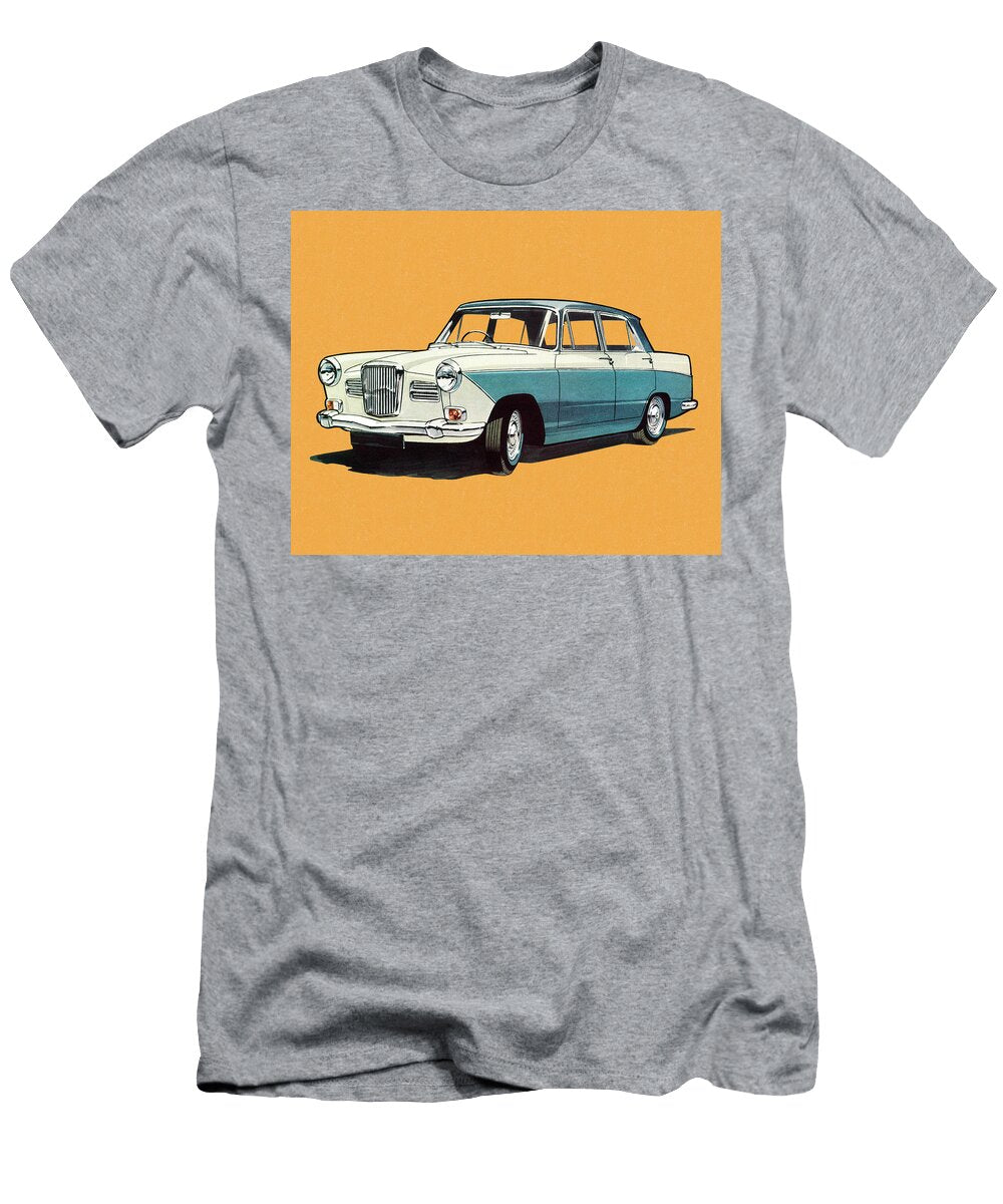 Vintage Blue and White Car Csa Images T-Shirt
