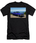 Vintage Blue Chevrolet 1964 Impala in Scenic Landscape Cathy Anderson T-Shirt