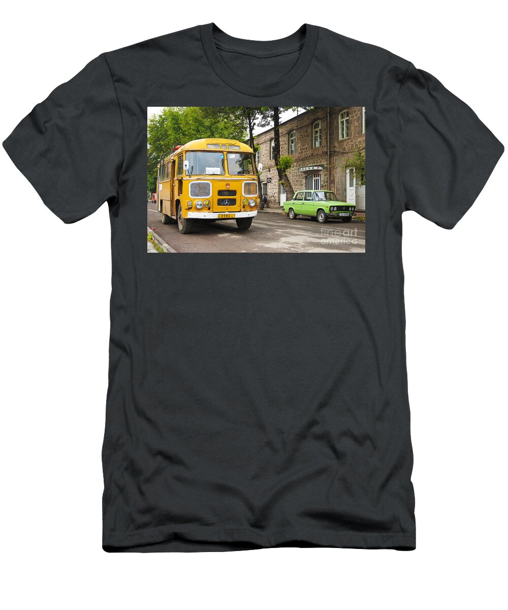 Vintage Bus in Armenia Jacek Malipan T-Shirt