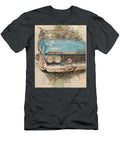 Vintage Car Art Piece Artistic Design Vintage Car Lowrider Drawing From a Fronton Symmetrical Viewlo Kari Goldfalse T-Shirt