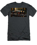 Vintage Car in Autumn Forest Evie Carrier T-Shirt