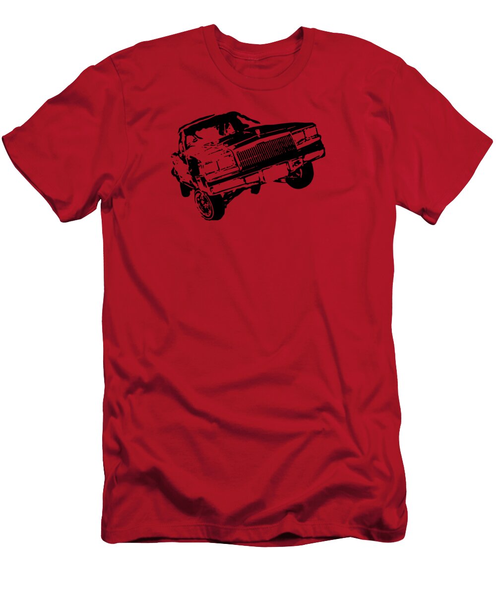 Vintage Car Mid Air Donald Willis T-Shirt