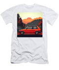 Vintage Car Mountain Scenery Suzuki Swift 1983 Japan Hatchback Jdm Car Vintage Sunset Vibes Grayson Sheppard T-Shirt