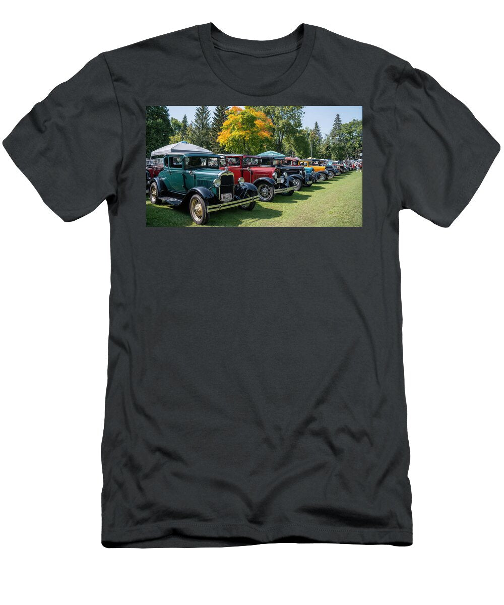 Vintage Car Show in Park Evie Carrier T-Shirt