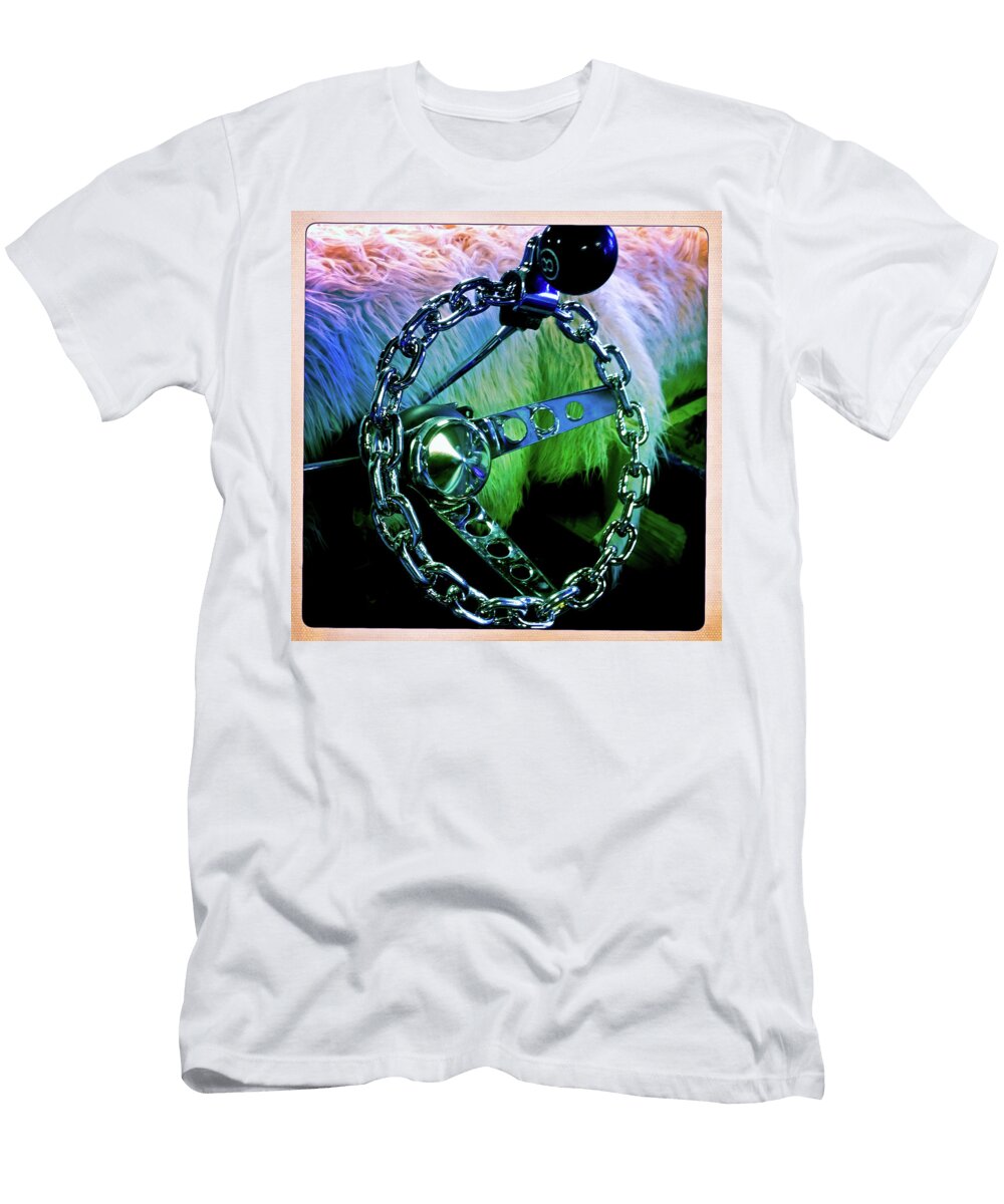Vintage Chain Steering Wheel Kiley Howard T-Shirt