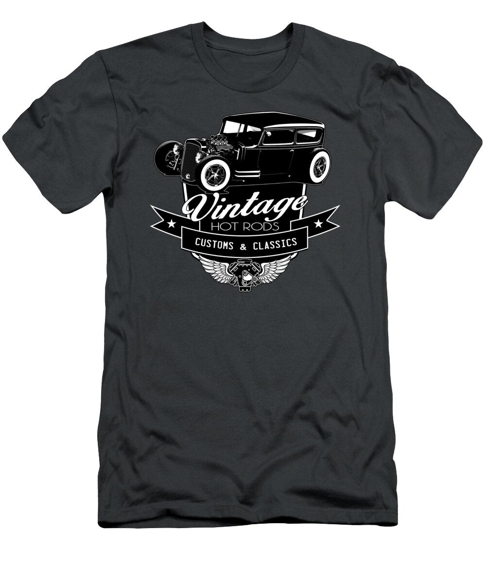 Vintage Custom and Classic Hot Rods Paul Kuras T-Shirt