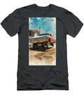 Vintage Custom Car a Retro Road Trip a of a Lowrider Car Bouncing with Its Hydraulic Lois Russo T-Shirt