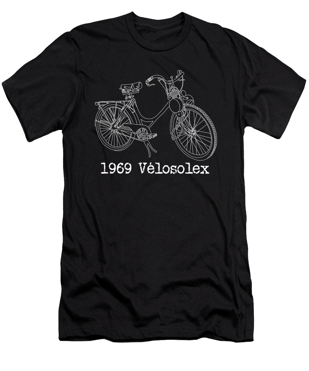Vintage French Bike Solex Scooter Lance Gambis T-Shirt