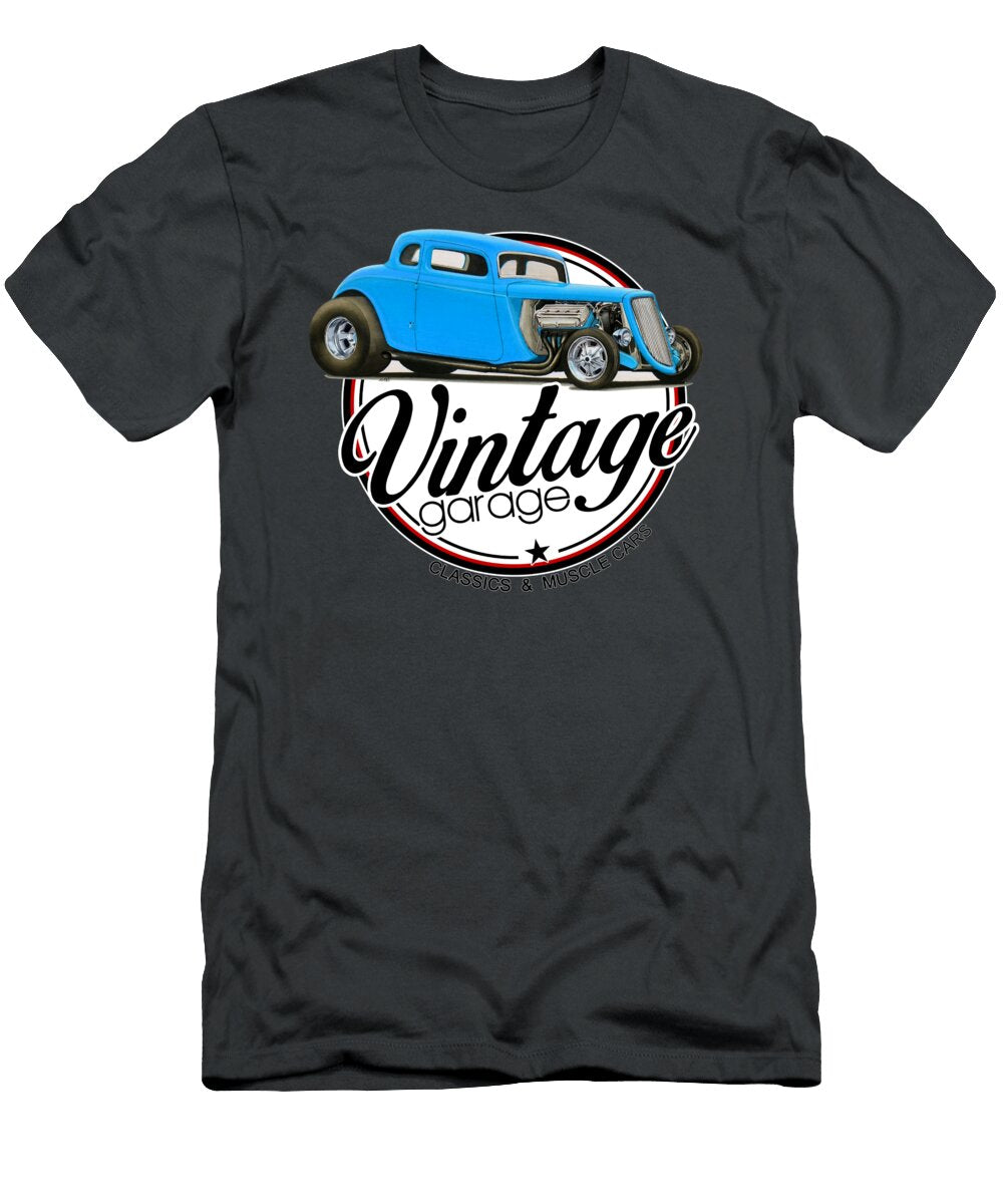 Vintage Garage Hot Rod Paul Kuras T-Shirt