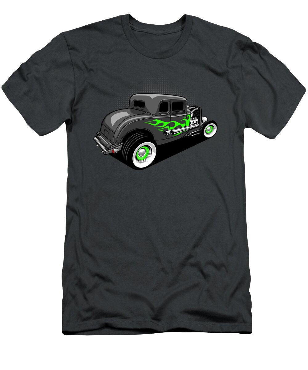 Vintage Hot Rod Rat Street Fink Steampunk Car Funny Men Gift Premium Tony Rubino T-Shirt
