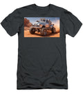 Vintage Monster Truck Racing in Desert Evie Carrier T-Shirt