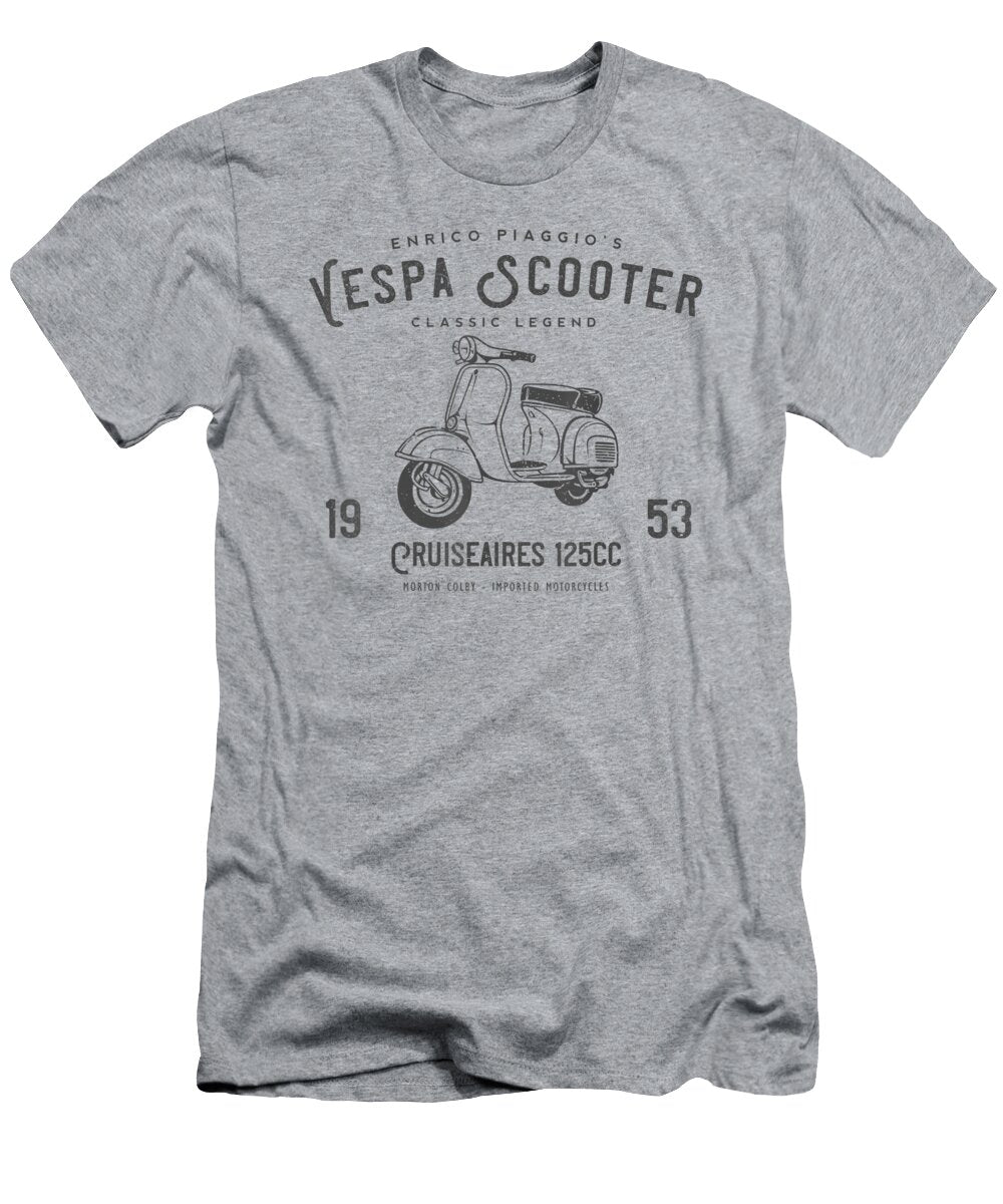 Vintage Piaggio Scooter 1953 125cc Original Design Rianq Peyto T-Shirt