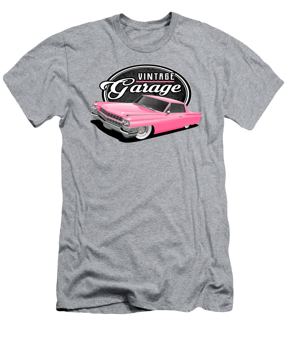 Vintage Pink Caddy Paul Kuras T-Shirt