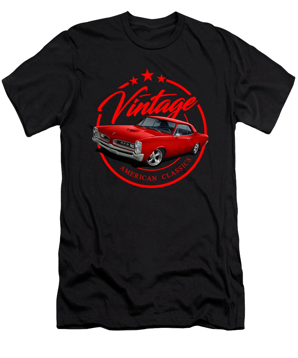 Vintage Red Gto Paul Kuras T-Shirt
