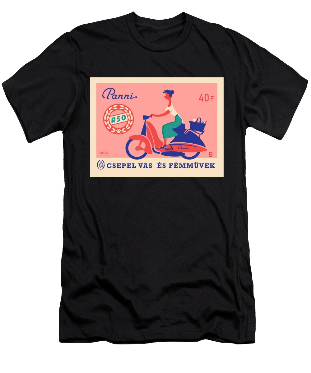 Vintage Scooter Matchbox Mark Rogan T-Shirt