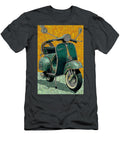Vintage Scooter Mosaic Art Vintage Vespa Luna Farmer T-Shirt