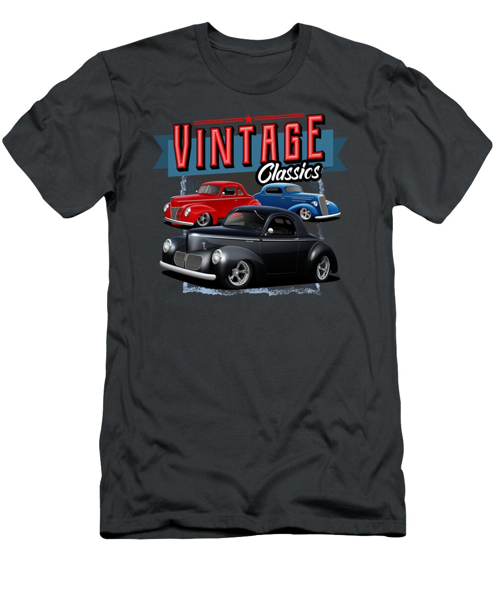 Vintage Street Rods Paul Kuras T-Shirt