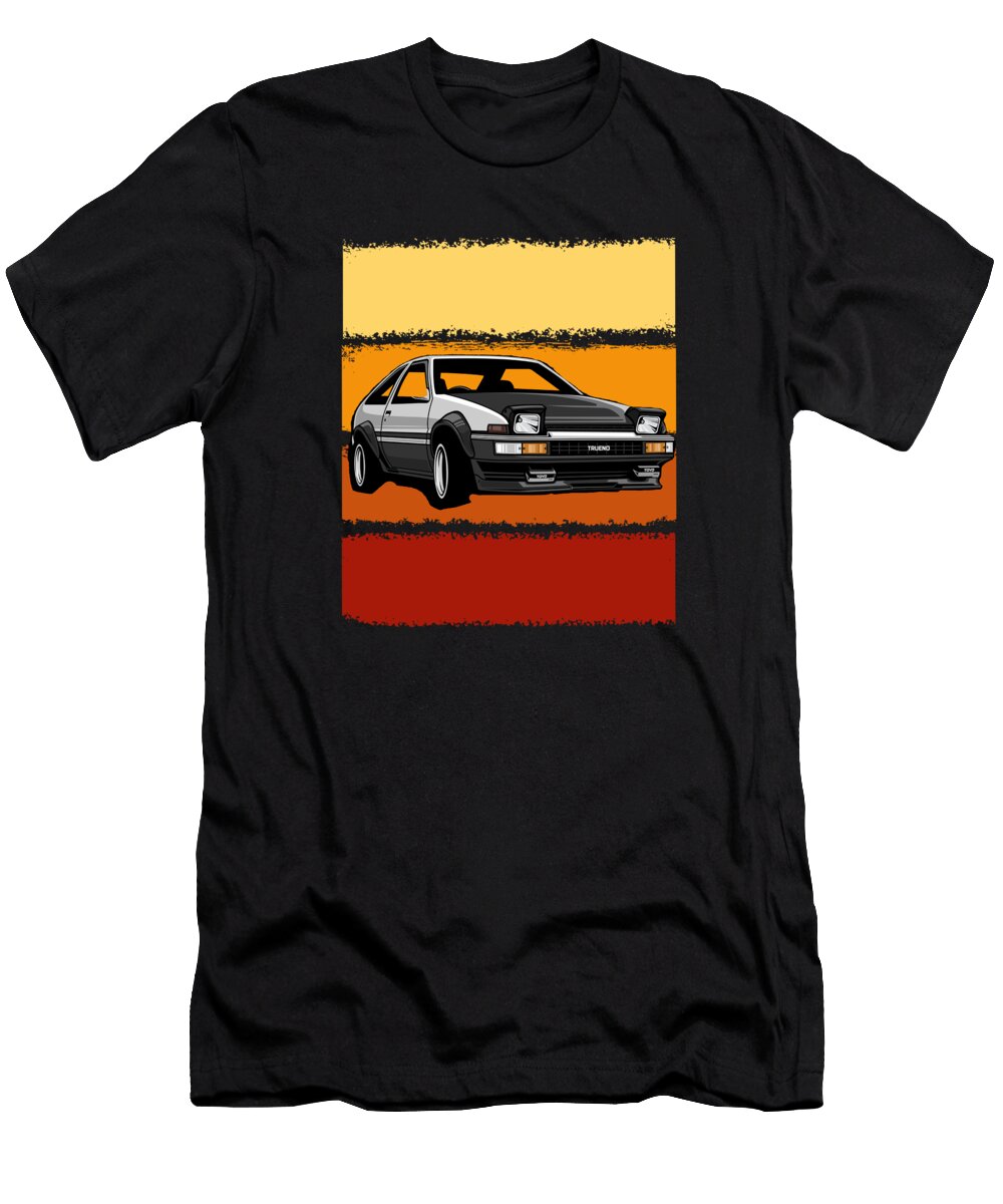 Vintage Trueno Hatchback Jdm Alberto Waizel T-Shirt