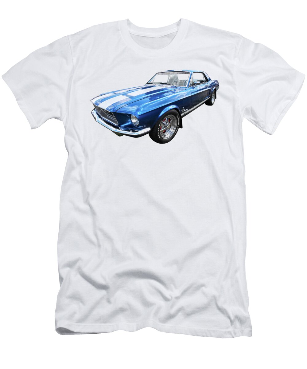 Vintage V8 Blues Mustang Gt Gill Billington T-Shirt
