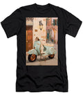 Vintage Vespa in Italian Alleyway Vintage Vespa Eliana Haines T-Shirt