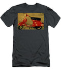 Vintage Vespa Scooter Red Design Turnpike T-Shirt