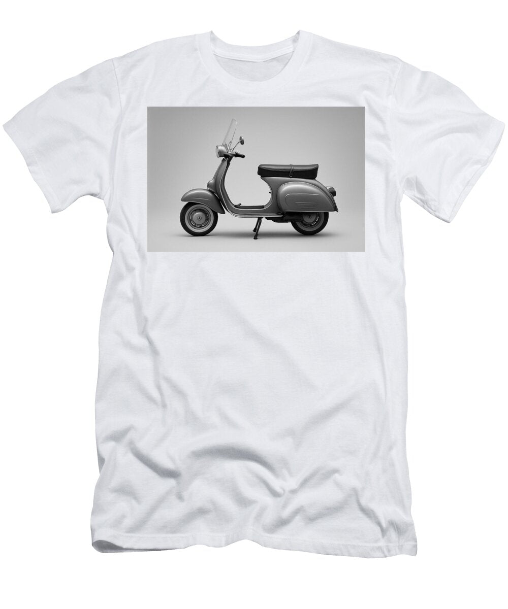 Vintage Vespa Style Scooter in Studio Profile Cathy Anderson T-Shirt