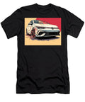 Volkswagen Car Against Bold Background Volkswagen Golf Gti 2023 Hatchback Vehicle Art Car Design Sty Hollie Love T-Shirt