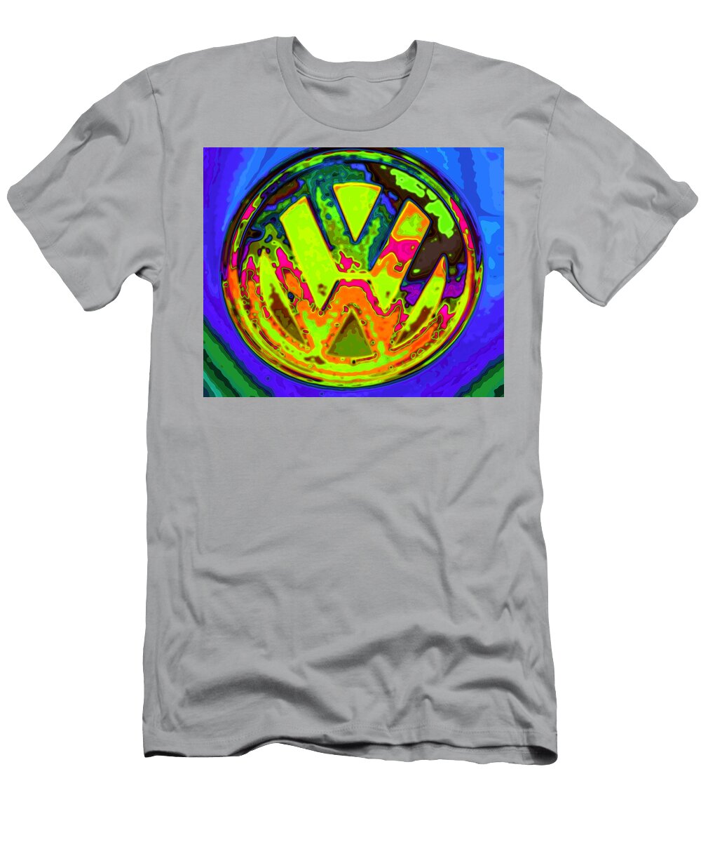 Volkswagen Emblem Pop Art Eti Reid T-Shirt