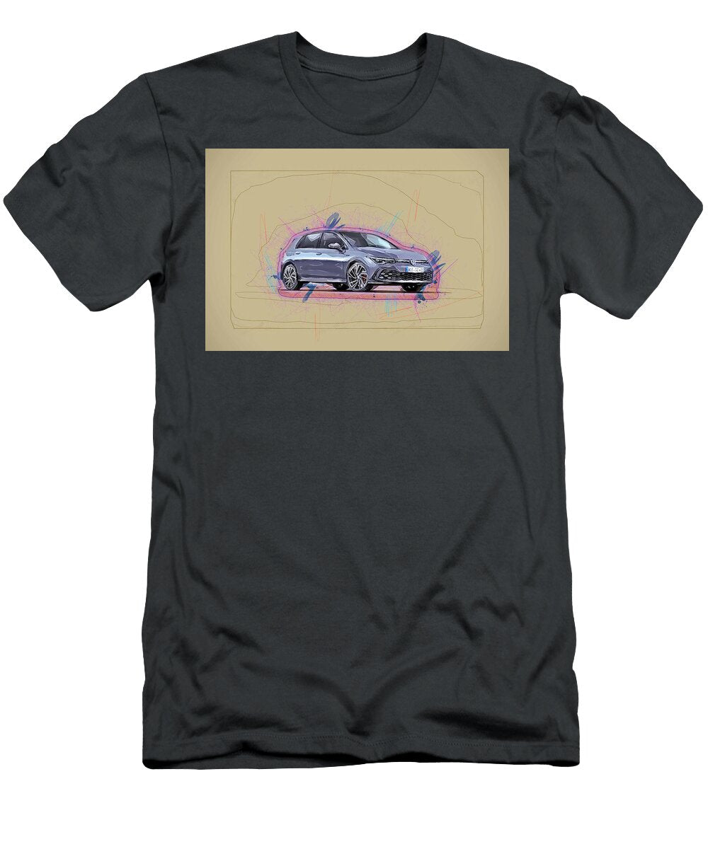 Volkswagen Golf Gtd Studio 2020 Cars Hatchbacks German Ola Kunde T-Shirt