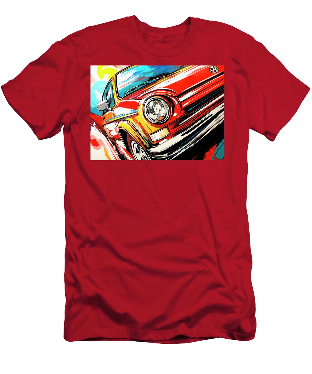 Volkswagen Golf Gti 1976 Germany Hatchback Pollard Halle T-Shirt