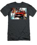 Volkswagen Golf Gti 1976 Germany Hatchback Red Classic Car in Abstract Urban Setting a Vibrant Pain Pollard Halle T-Shirt