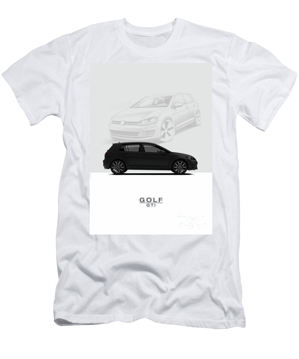 Volkswagen Golf Gti 5dr Mk Vii 2014 Black Mihai Maxim T-Shirt