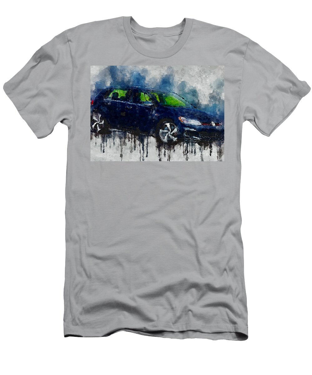 Volkswagen Golf Gti Hatchback Black Marietta Beatty T-Shirt