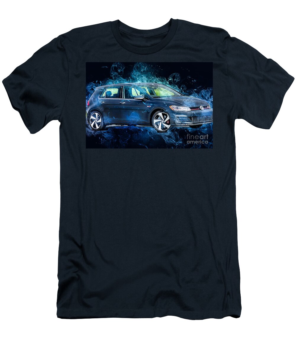 Volkswagen Golf Gti Volkswagen Hatchback Black Marietta Beatty T-Shirt
