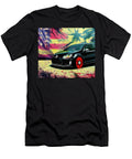 Volkswagen Golf Gti Volkswagen Hatchback Black USA Flag Oil Paint Colorful Sun Edgar Dorice T-Shirt