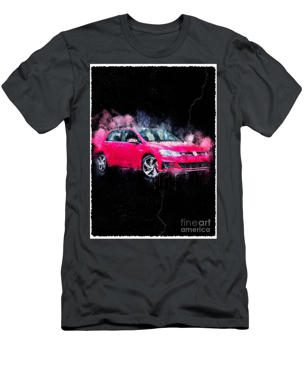 Volkswagen Golf Gti Volkswagen Hatchback Red Ola Kunde T-Shirt