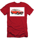 Volkswagen Golf I 1976 Red Hatchback Exterior Retro Cars Watercolor Lowell Harann T-Shirt