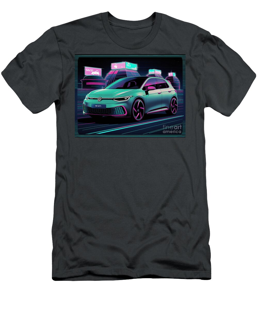 Volkswagen Id Gti Concept Design 2023 Lowell Harann T-Shirt