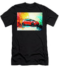 Volkswagen Id3 2020 Germany Electric Hatchback Red Electric Car in Abstract Style a Vibrant Automo Pollard Halle T-Shirt