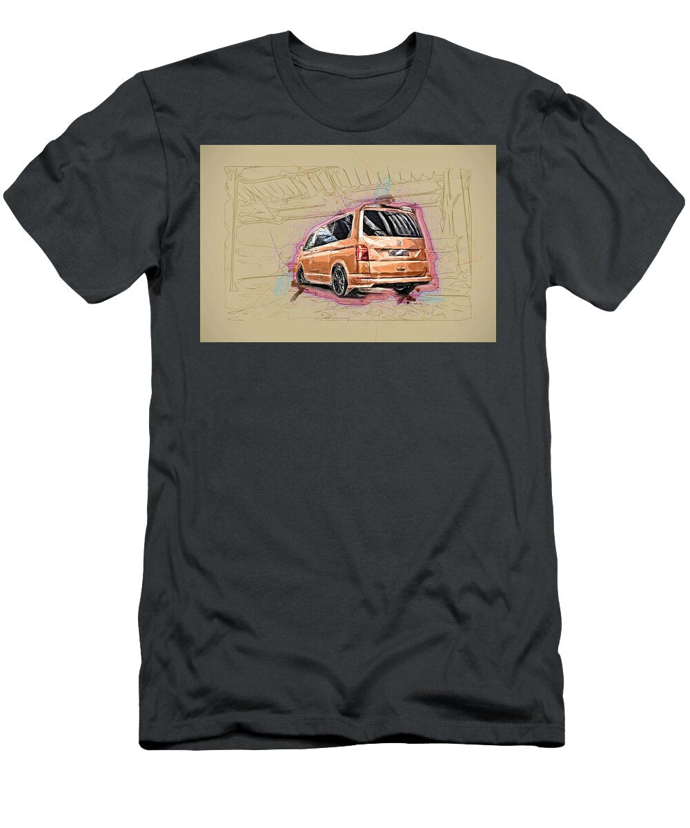 Volkswagen Multivan Abt Rear Exterior Bronze Minivan Tuning New German Cars Ola Kunde T-Shirt