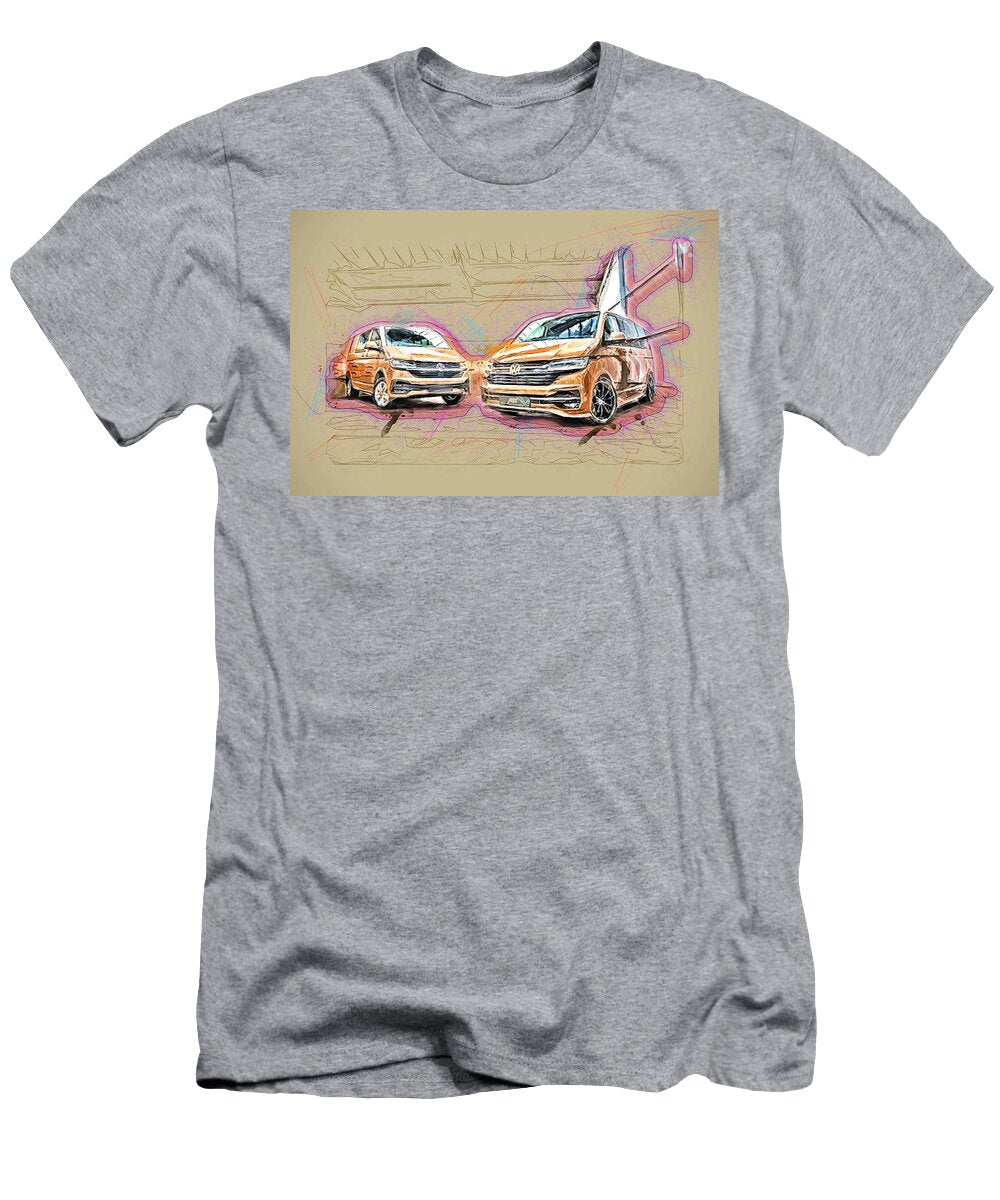 Volkswagen Transporter Abt Sportsline Minivan New Bronze Tuning German Cars Ola Kunde T-Shirt
