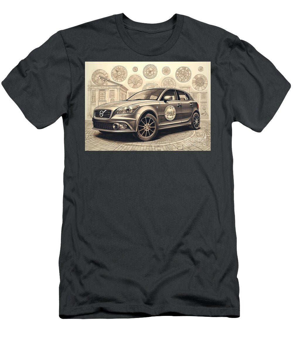 Volvo C30 Compact Hatchback with Scandinavian Flair Destiney Sullivan T-Shirt