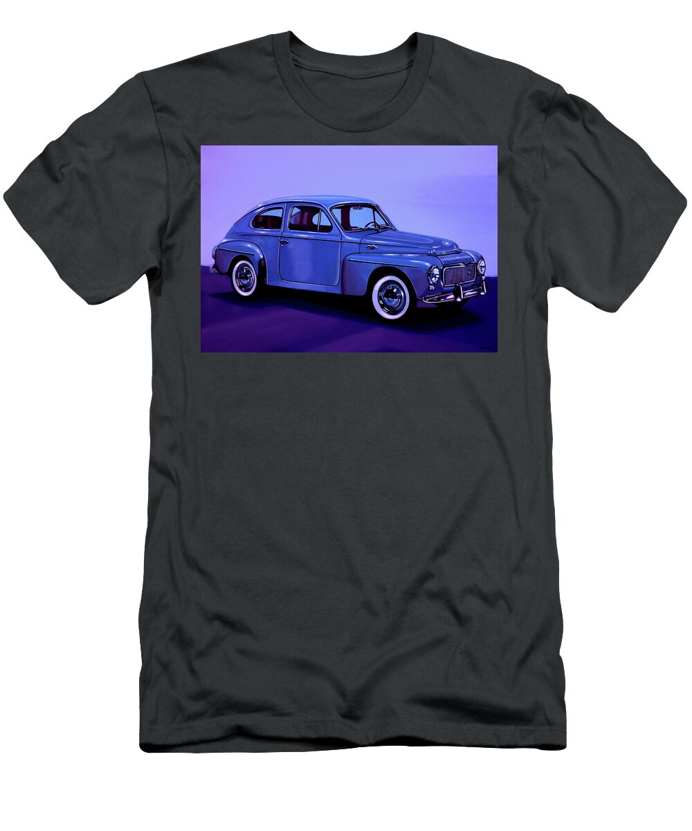 Volvo Pv 544 1958 Mixed Media Paul Meijering T-Shirt